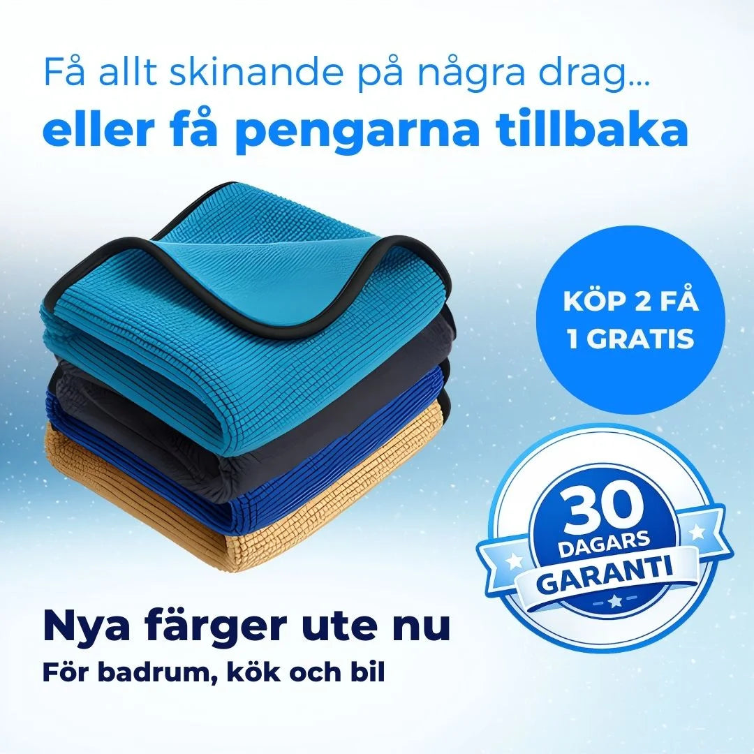 GLANSKLAR XXL MIKROFIBERDUK