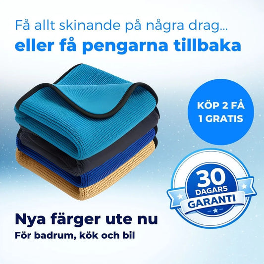 GLANSKLAR XXL MIKROFIBERDUK